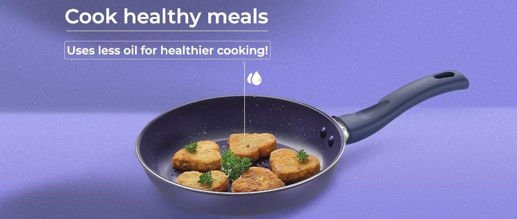 Cook healthy meals ceramic cookware